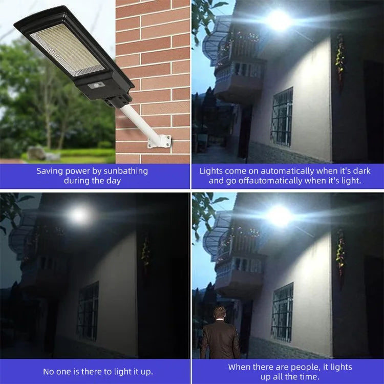 2024 New Solar Street Light Outdoor 200w, 300w, 400w Multi Functional Public Lighting 5 Units for Sale