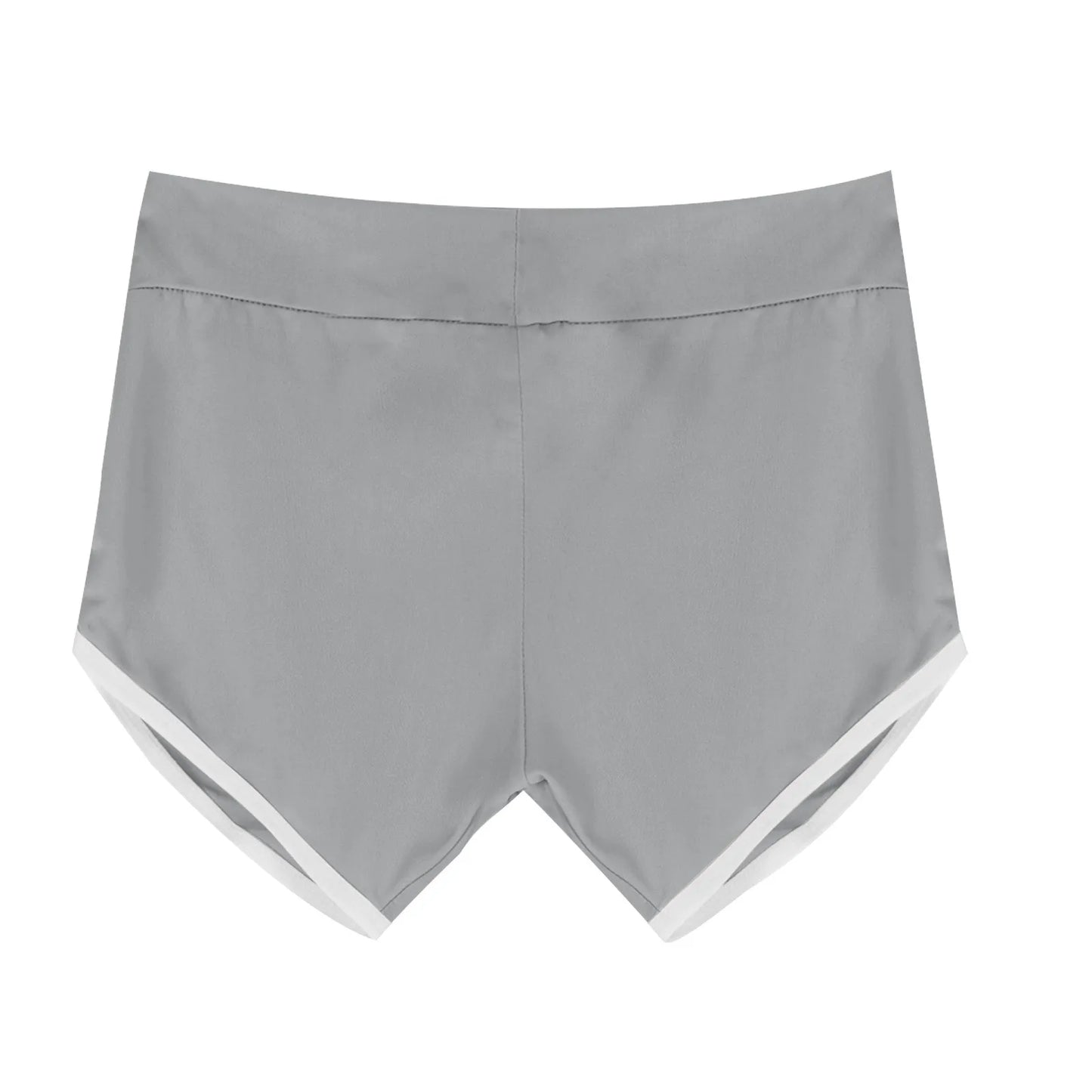 Women Mid Waist Shorts Girl Slim Fit High Stretchy Short Trousers Female Tight Shorts For Ladies Running Shorts Slim Fit Elastic