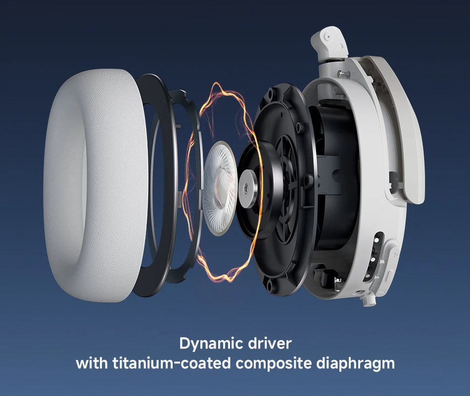 Edifier W830NB Wireless Headphones -45dB Active Noise Cancelling Hi-Res Over-Ear Headset LDAC 94H Battery Life Bluetooth 5.4