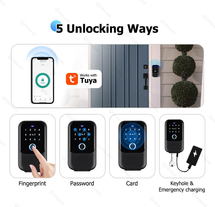 TTlock Smartkey Lock Box Home Key Wireless Smartlock Box Electronic Key Box App Digital Code Bluetooth Key Safe Padlock for Host