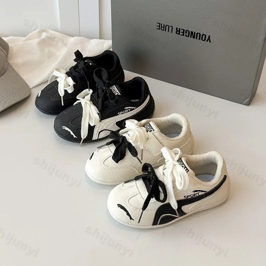 Children's Sports Shoes 2025 Autumn Boys Girls Comfortable Non Slip Outdoor Casual Shoes Kids Fashion Low-top Flat Sneakers