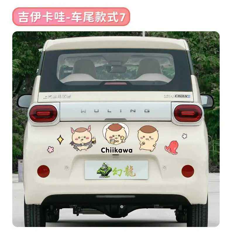 Stickers Car Accessories Decorate Hachi ware Usagi Car Accessories Gift