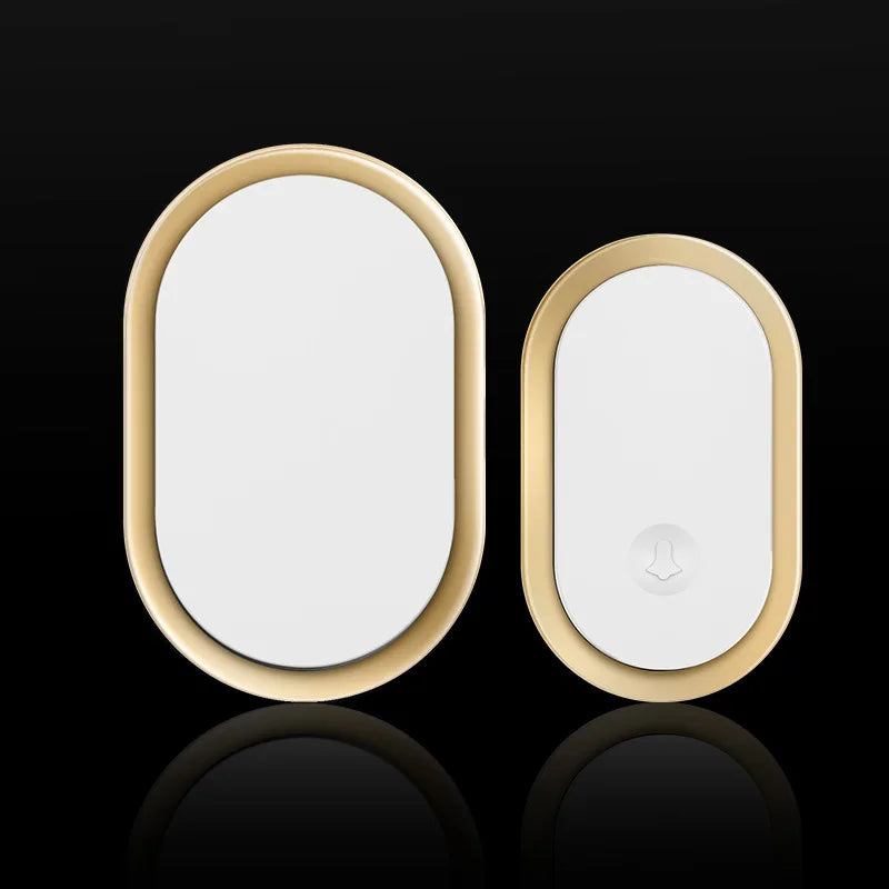 Wireless Doorbell Intelligent Welcome Door Bell 300M/984 FT  Home Smart Doorbell US EU Plug Chime Kit LED Flash Security Alarm