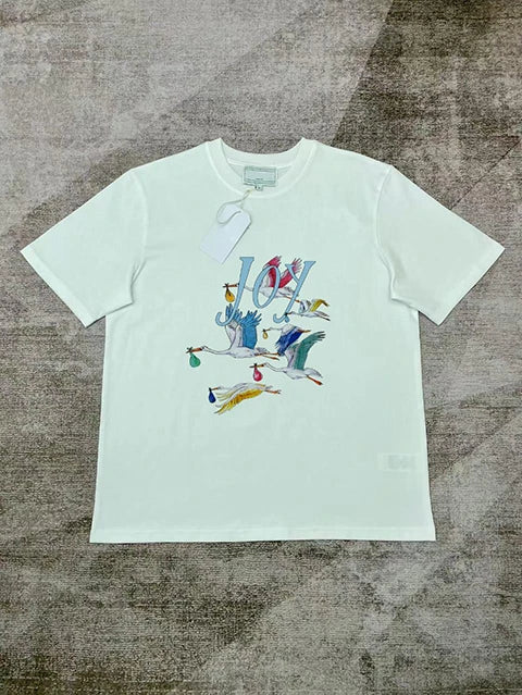 2025 High Quality  Casinoblank Paris Tennis Equipment Print Women Men T shirts Oversized Men Casual Cotton Summer T shirt tees