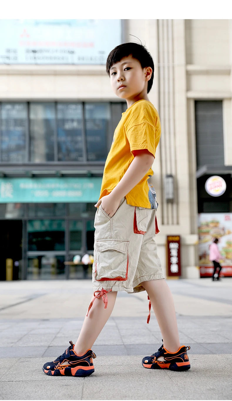 Kids Summer Shoes Kids Sandals Breathable Boys Sandals Soft  Children's Shoes Outdoor Protecting Toes Beach Sandal Water Shoes