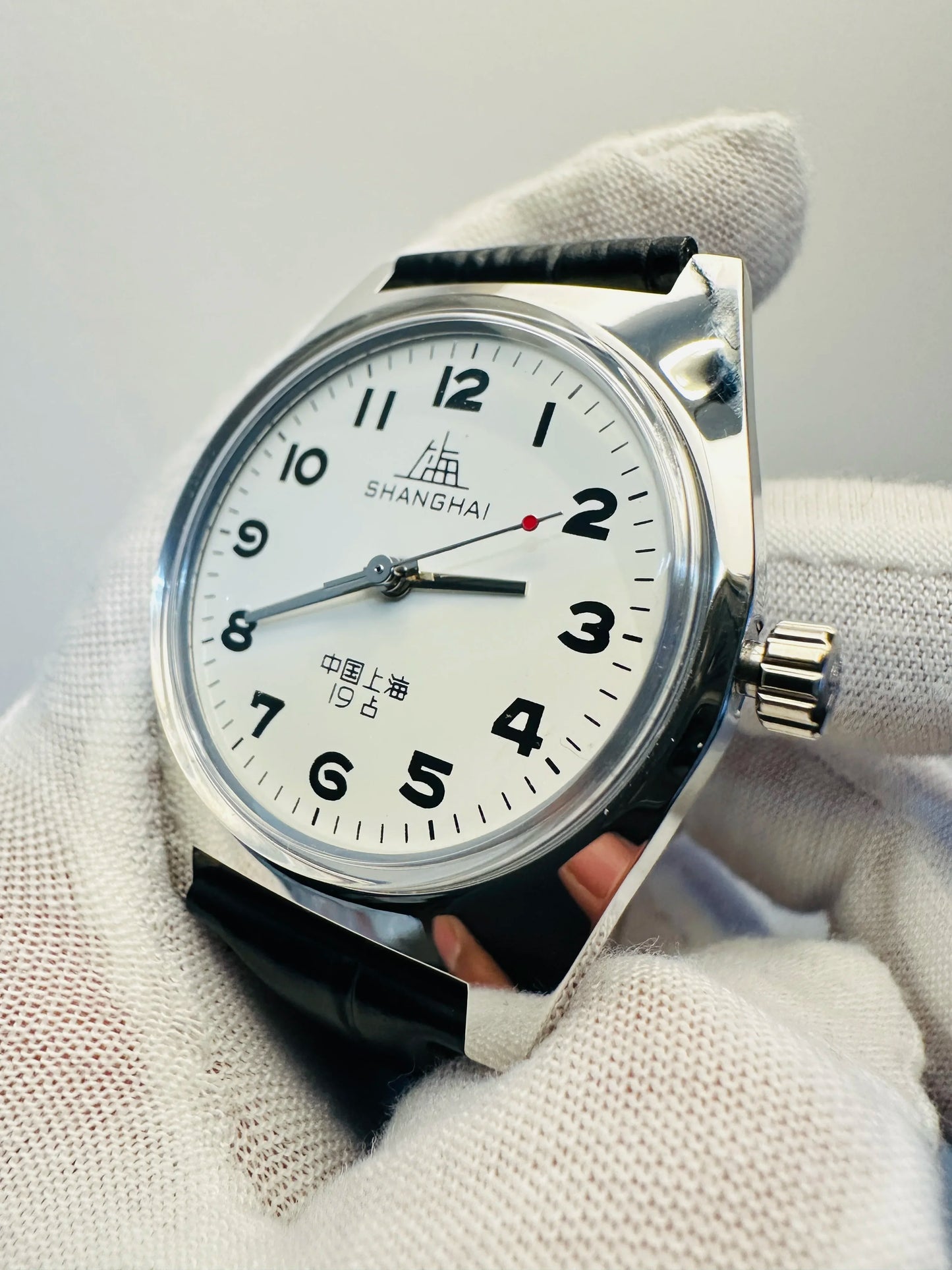 Vintage-Inspired Shanghai 7120 Watch 36mm - Mechanical Men's Wristwatch for Collectors & Watch Enthusiasts