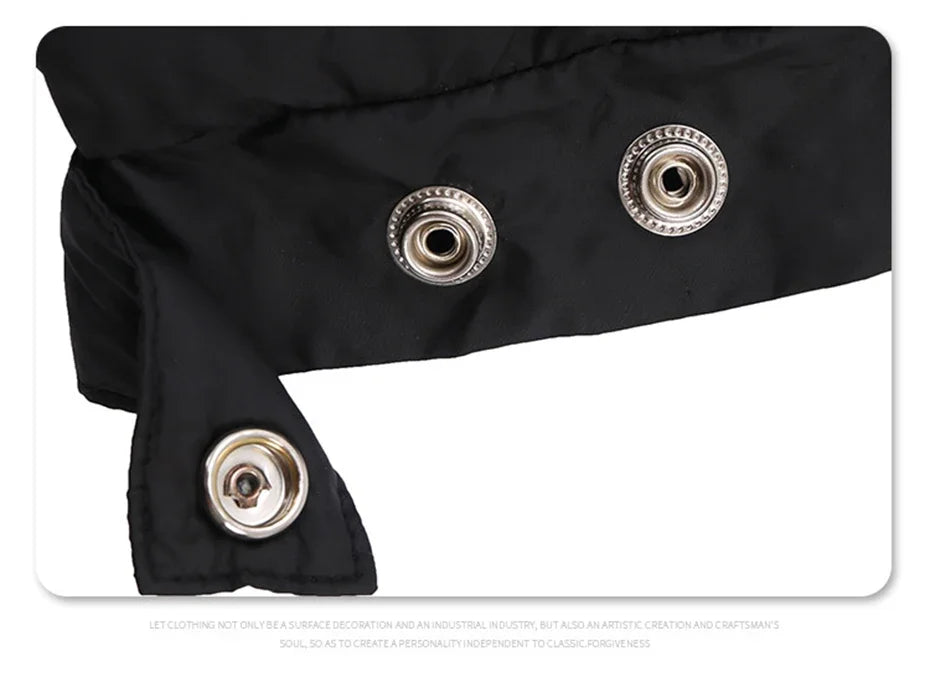 Winter Men Jackets Thicken Warm Parkas Coats Streetwear Harajuku Hip Hop Oversized Jackets Casual Loose Padded Jackets Outwear