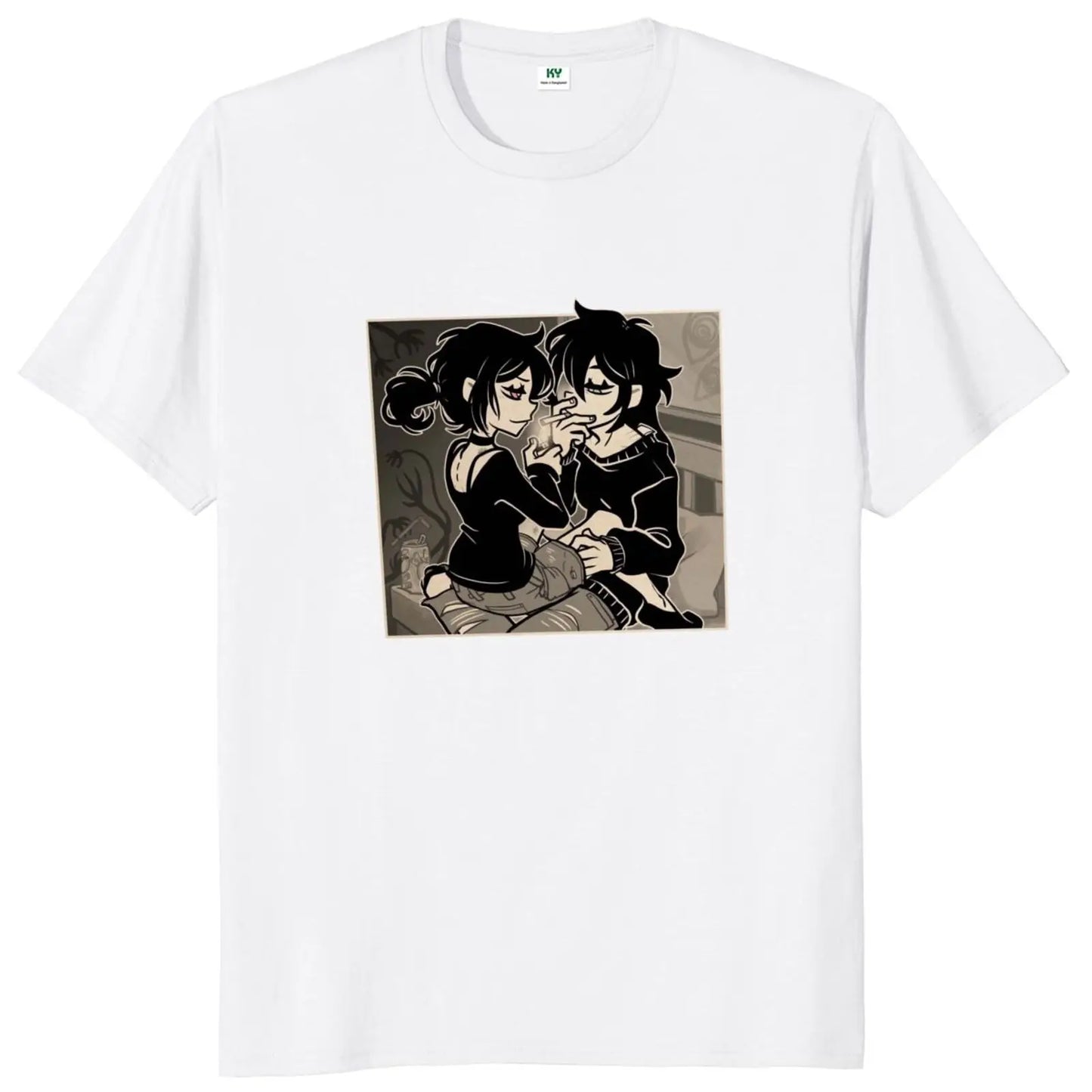 The Coffin Of Andy And Leyley T Shirt Retro Horror Game Fans Y2k T-shirts For Men Women 100% Cotton Unisex Tops EU Size