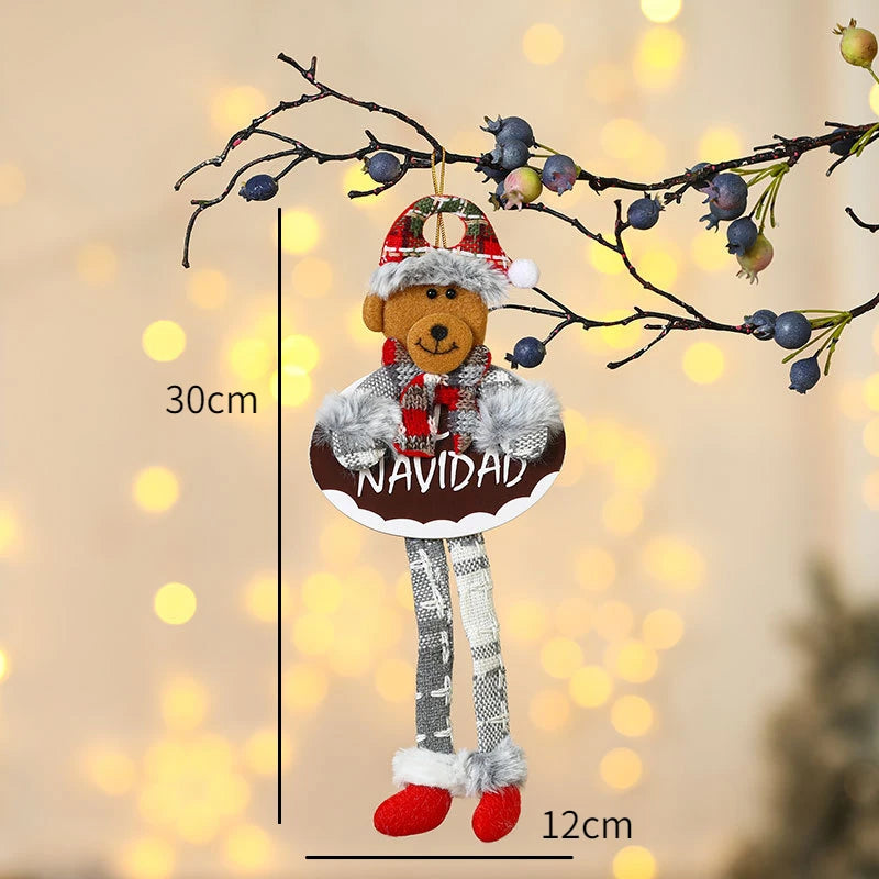 New Year 2025 Christmas Tree Decorations Cute Dolls