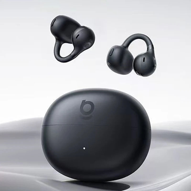 Baseus BC1 Earphones OWS Ear Clip Wireless Bluetooth 6.0 Headphones 4 Mic Call Noise Reduction Earbuds Low Latency Gamer Headset