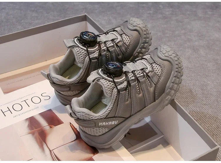 Kids Sports Shoes Non-slip Soft Sole Boys Girls Casual Shoes Ins Trendy 2025 New Fashion Children Sneakers Breathable Comfort