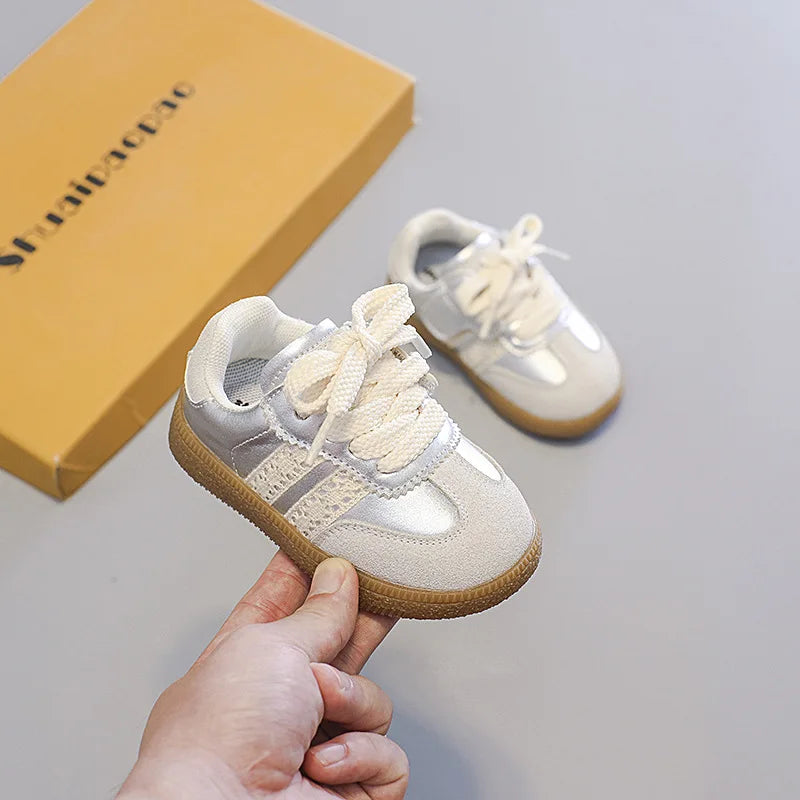 Kids Shoes Toddler Sneakers Children Skateboarding Shoe Designer Grey Color Infant Boys Girls Baby Trainers