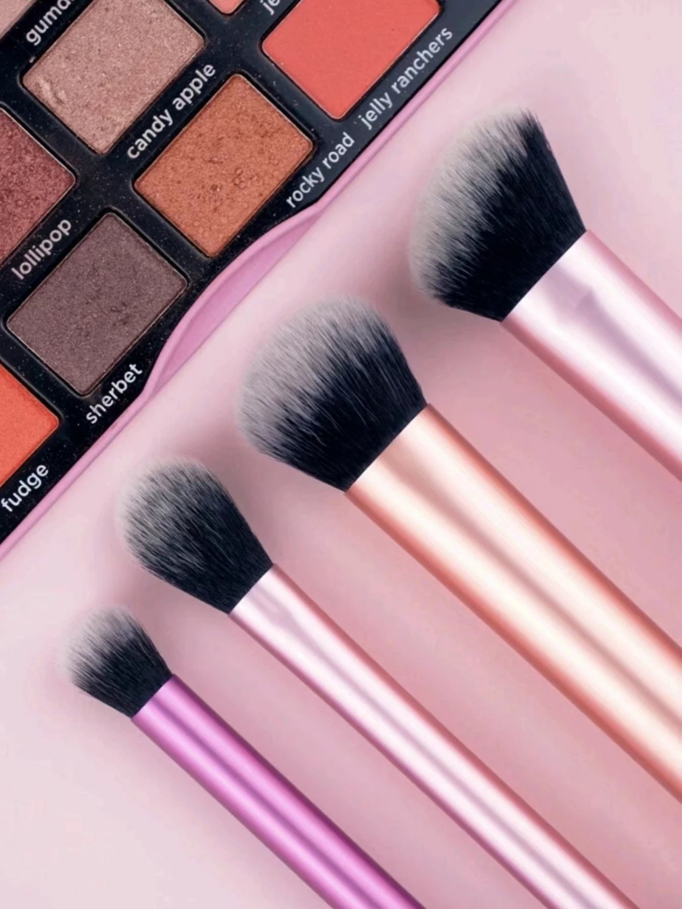 4 Makeup Brushes, Long Tube Makeup Brush Set, Multi-Color Makeup Brushes, Beauty Tools, Foundation Brush, Loose Powder Brush, Highlight Brush, Contour Brush, Eye Shadow Brush, Eye Makeup Brush, Concealer Brush, Blush Brush