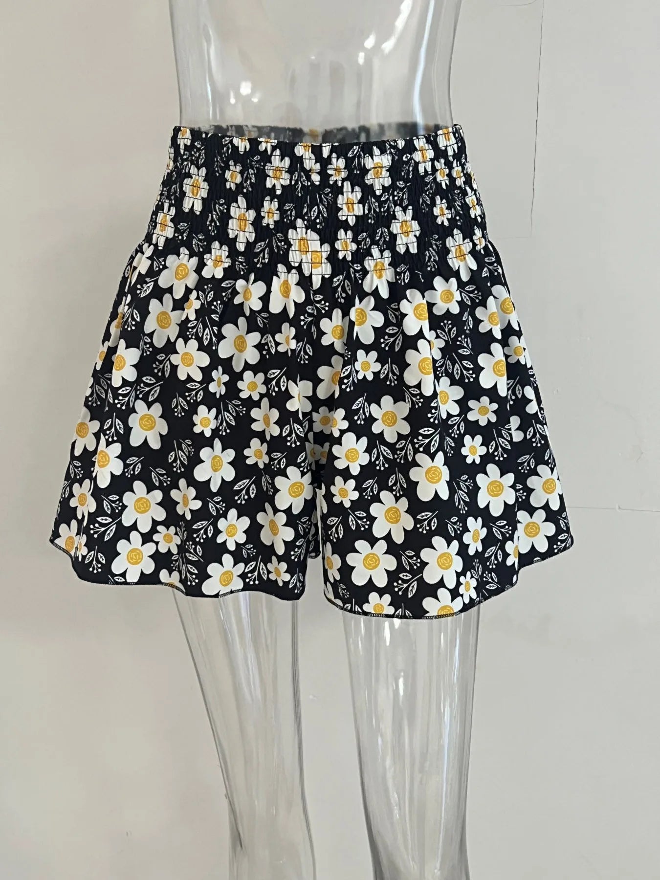 European and American cross-border hot sale floral print shorts women's summer fashion and comfort to wear beach shorts pants