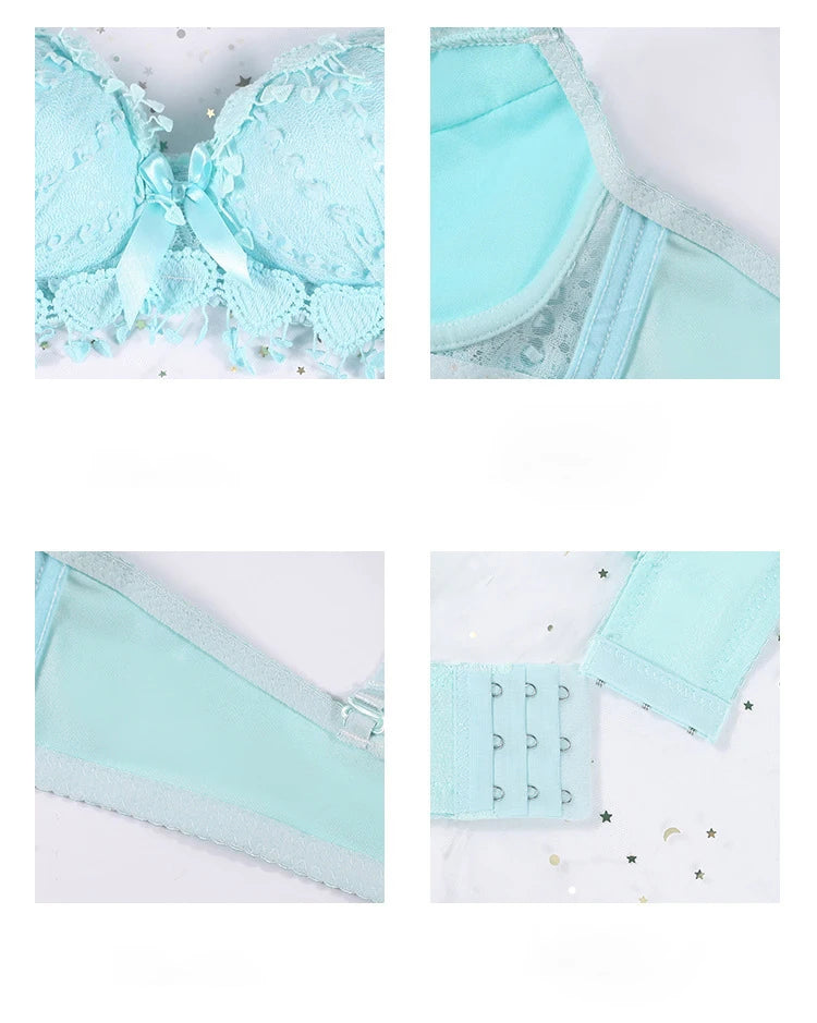 ropa interior femenina Women's Non-Underwire sexy  Bra for women black/white underwear girls lingeries lace beautiful active bra