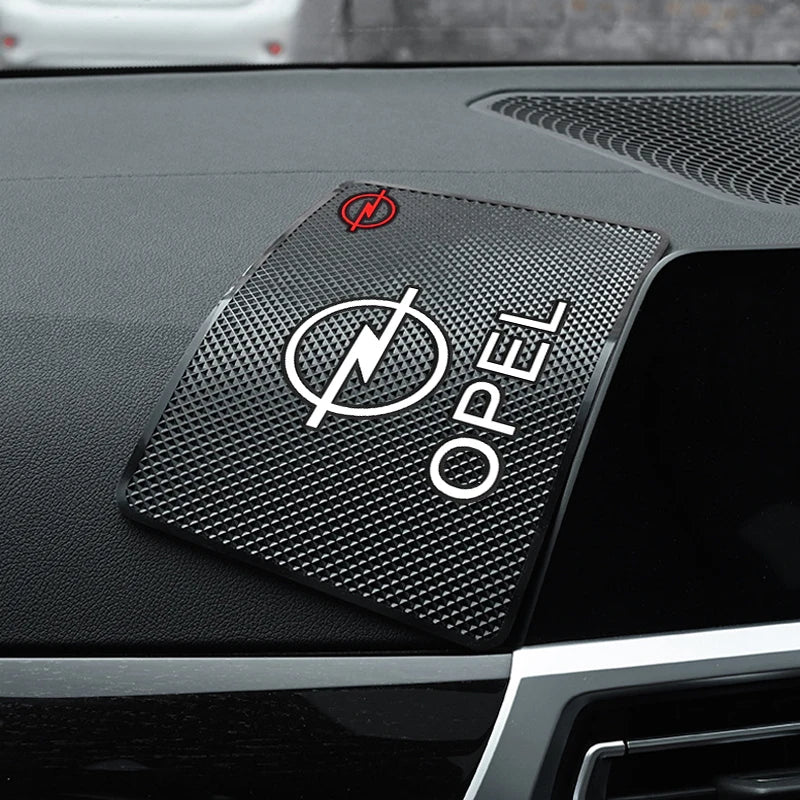 Car Mobile Phone Mat Dashboard Mat Rubber Mat  Non-Slip Pad For Opel Astra j Insignia Astra g Corsa Zafira b Mokka Vivaro Meriva