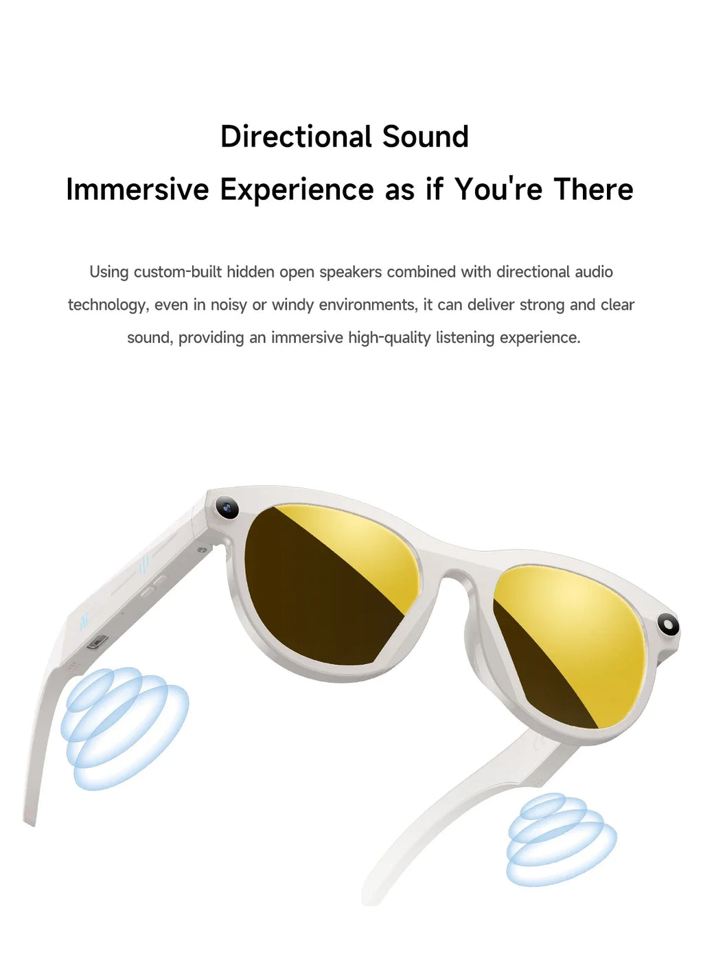 2025 Smart Glasses Photography Video AI Intelligent Interactive Translation Smart Sunglasses Bluetooth Call Music Play For IOS