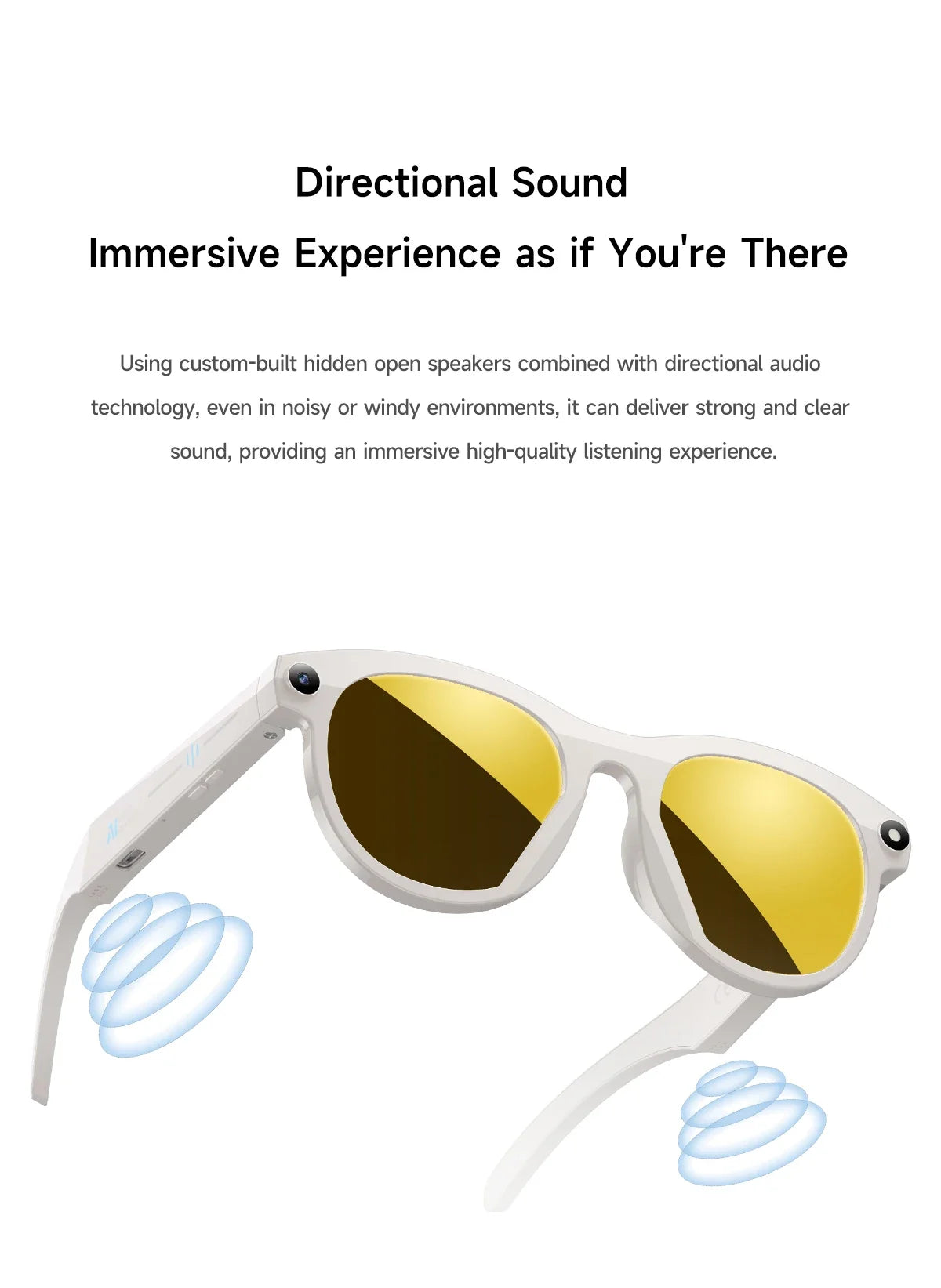 2025 Smart Glasses Photography Video AI Intelligent Interactive Translation Smart Sunglasses Bluetooth Call Music Play For IOS