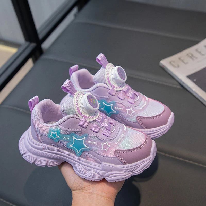 Kids Shoes For  Girls Fashion Children Casual Shoes Non-slip Sneakers