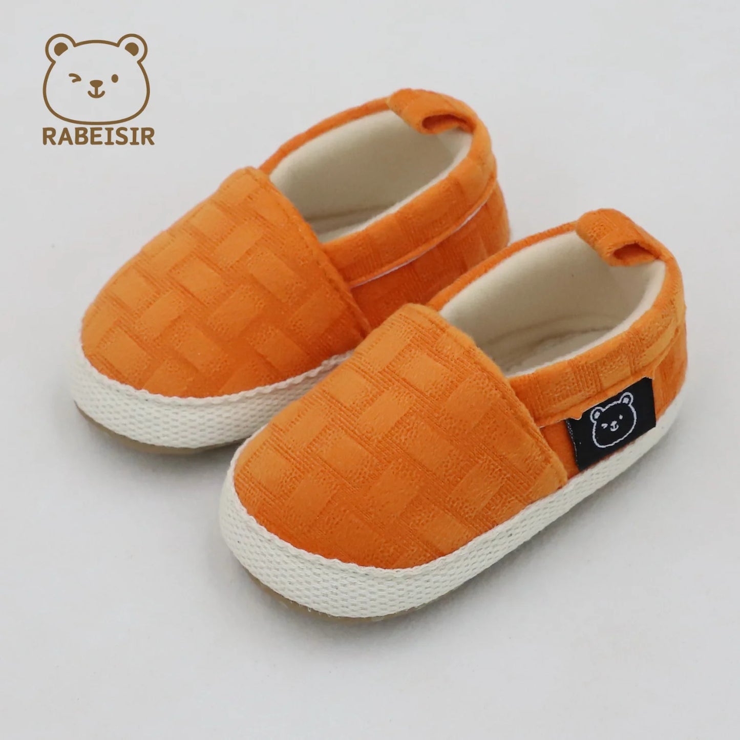 Spring, Summer, Autumn Baby Shoes Canvas Shoes 0-1.5 Years Old Infant Pre-Walking Soft Soles Comfortable Slip-On Shoes