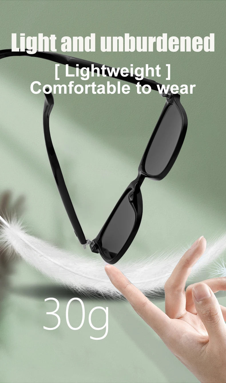 Smart Glasses Anti-blue Light Make Receive Calls Music Calling Noise Reduction UV400 Protection BT TWS Glasses Sports Women Gift