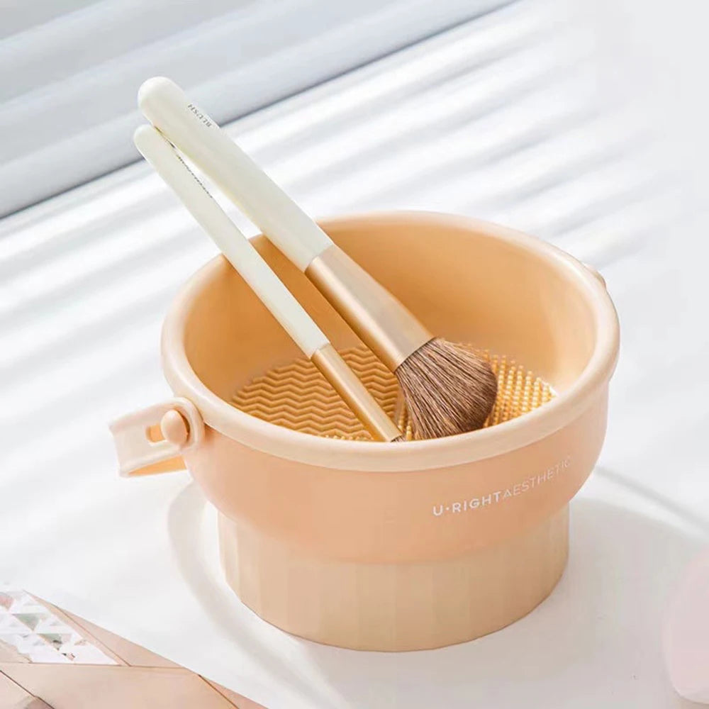 Makeup Brush Cleaning Bucket
