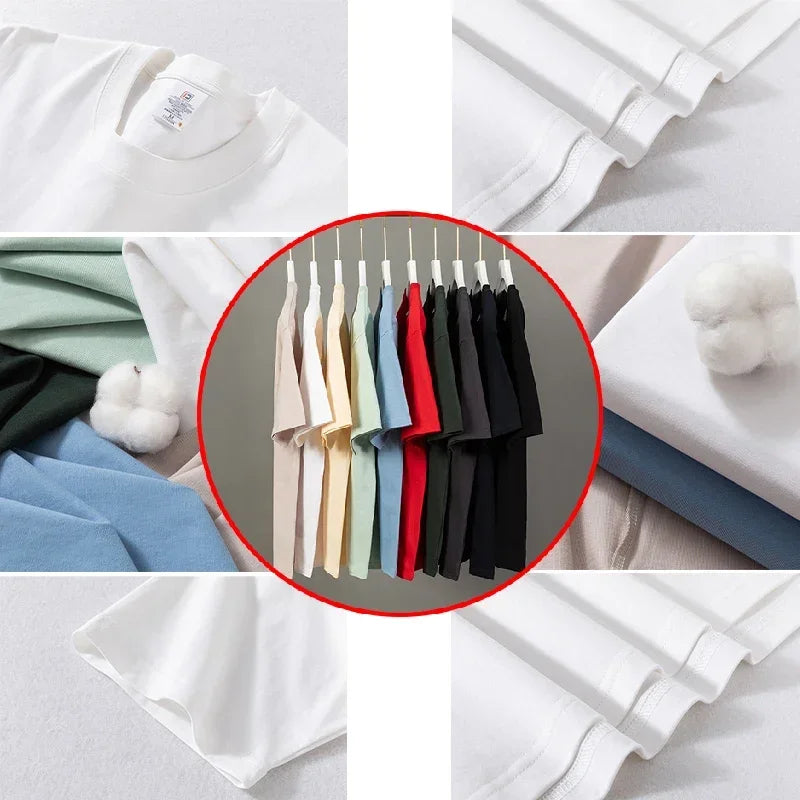 Customized Cotton Printed T-shirts Men Fashion Short Sleeve Tshirt Women Personality Casual Streetwear Tee Tops Camiseta