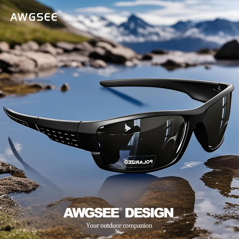 Polarized Sports Sunglasses – High-Quality UV400 for Fishing, Travel, Running & Driving with Color-Changing Lenses