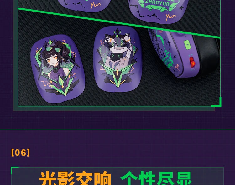 VALKYRIE VK S1 Gaming Headset Wireless Triple-Mode Detachable Microphone 15ms Ultra-low Latency Customized Gaming Headphones