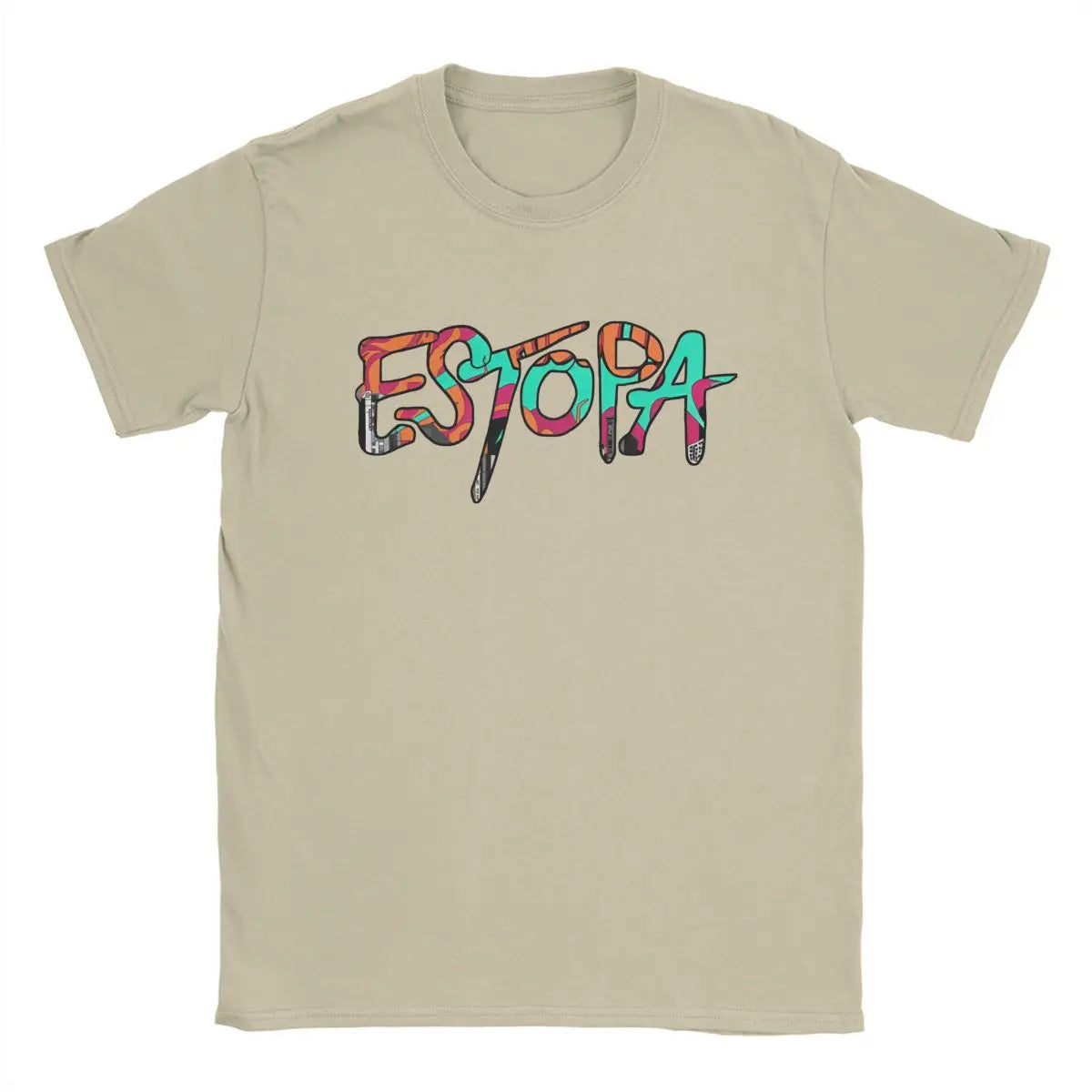 Men T-Shirts Estopa Tour Rock Band Unique 100% Cotton Tees Short Sleeve Pop Music Guitar Art T Shirt Round Neck Clothes Printed