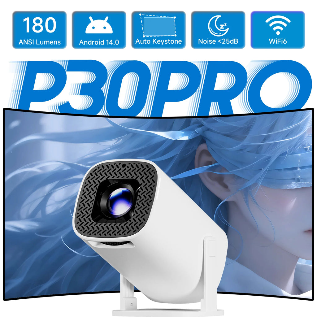 P30PRO Android 14 Smart Mini Projector