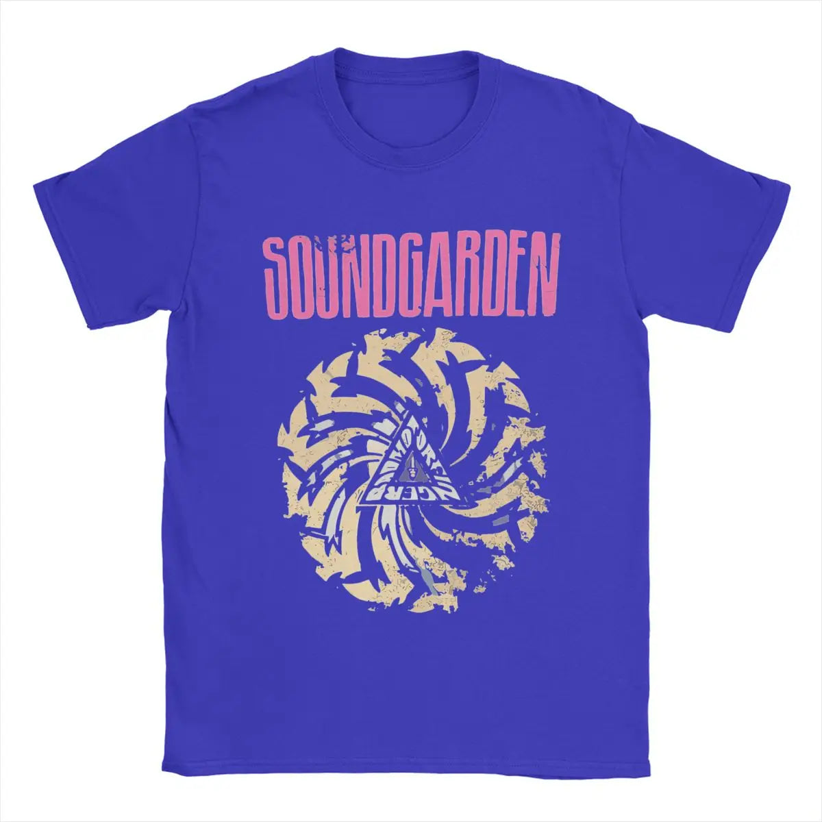 Soundgardens Band T Shirts for Men 100% Cotton Vintage T-Shirts Round Collar Tees Short Sleeve Clothes 6XL