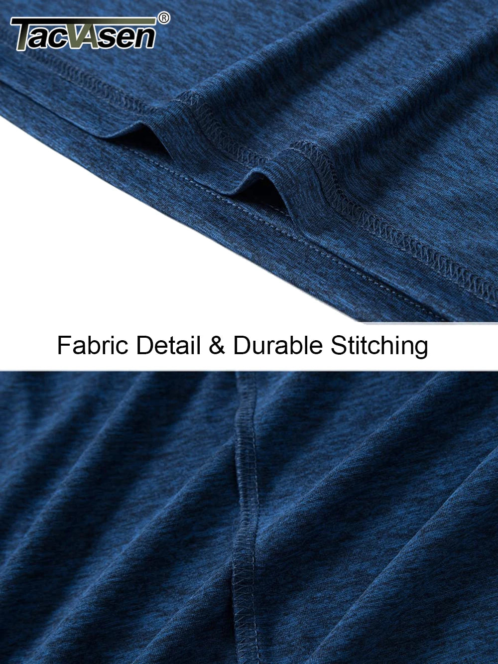 TACVASEN 3 Packs Summer T-shirts Mens Crew Neck Short Sleeve Shirts 3 Pieces/Lot Moisture Wicking Quick Dry Casual Tees Gym Tops