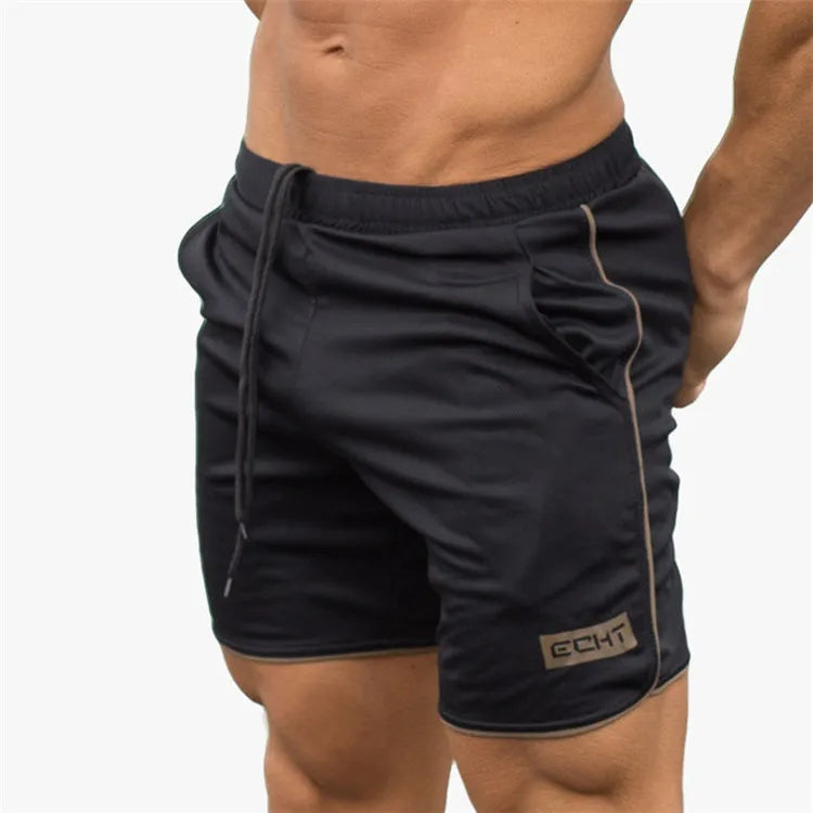 ECHT Summer Running Shorts Men Sports Jogging Fitness Shorts Quick Dry Mens Gym Men Shorts Sport gyms Short Pants men