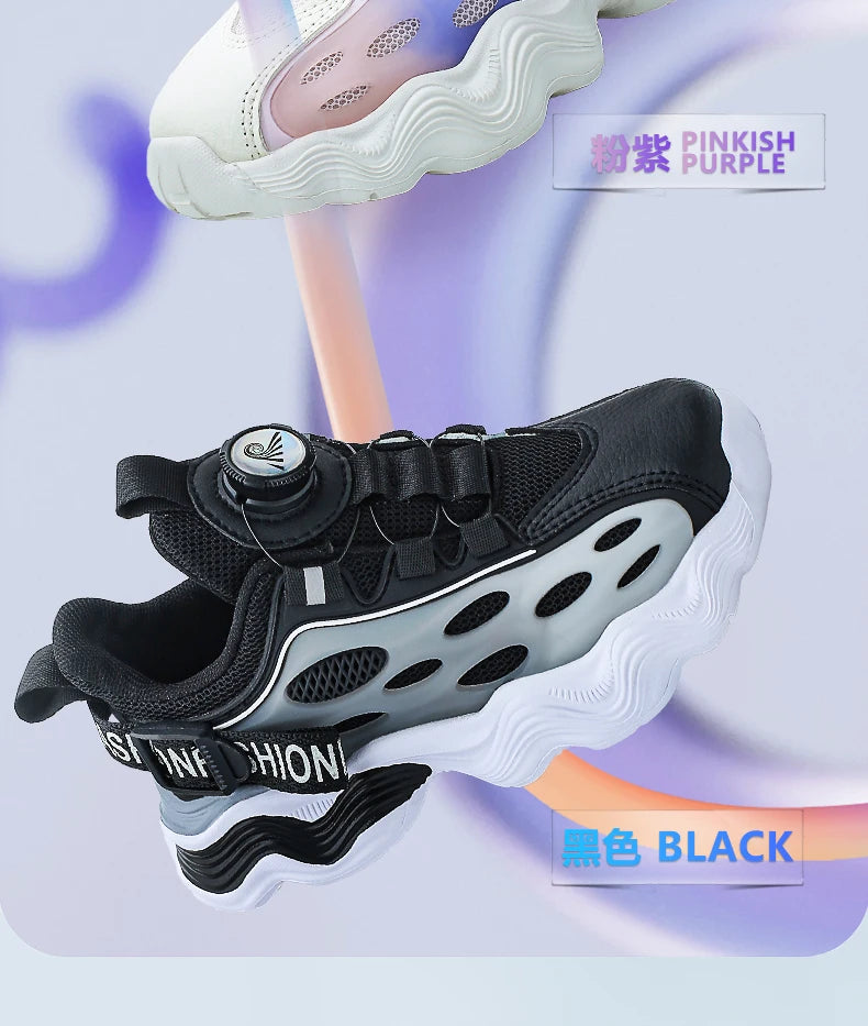Kids Shoes for Boys Spring Summer 2025 New Casual Mesh Breathable Sneakers Platform Soft Comfortable Running Shoes for Children