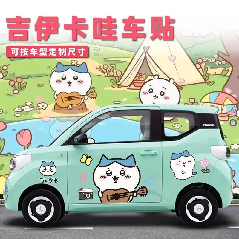 Stickers Car Accessories Decorate Hachi ware Usagi Car Accessories Gift