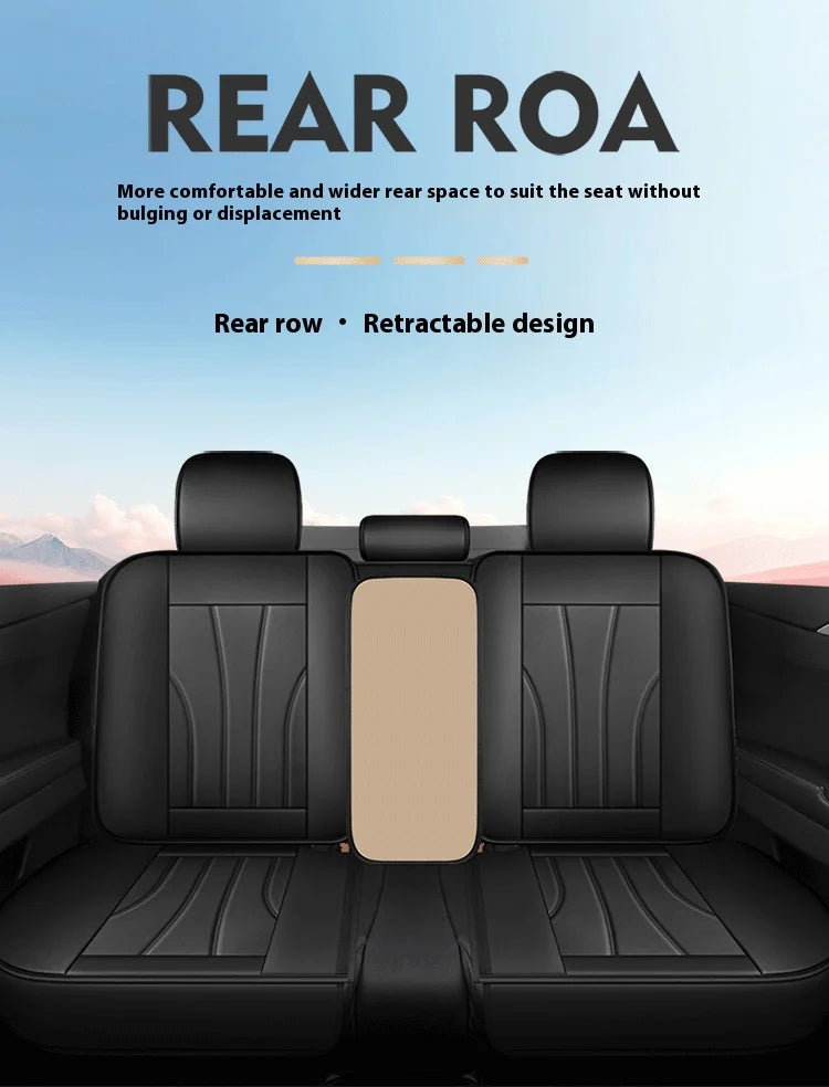 Car Rear Seat Covers for Most SUVs/Cars Full Coverage Protection Wear-Resistant Comfortable Breathable Easy to Clean