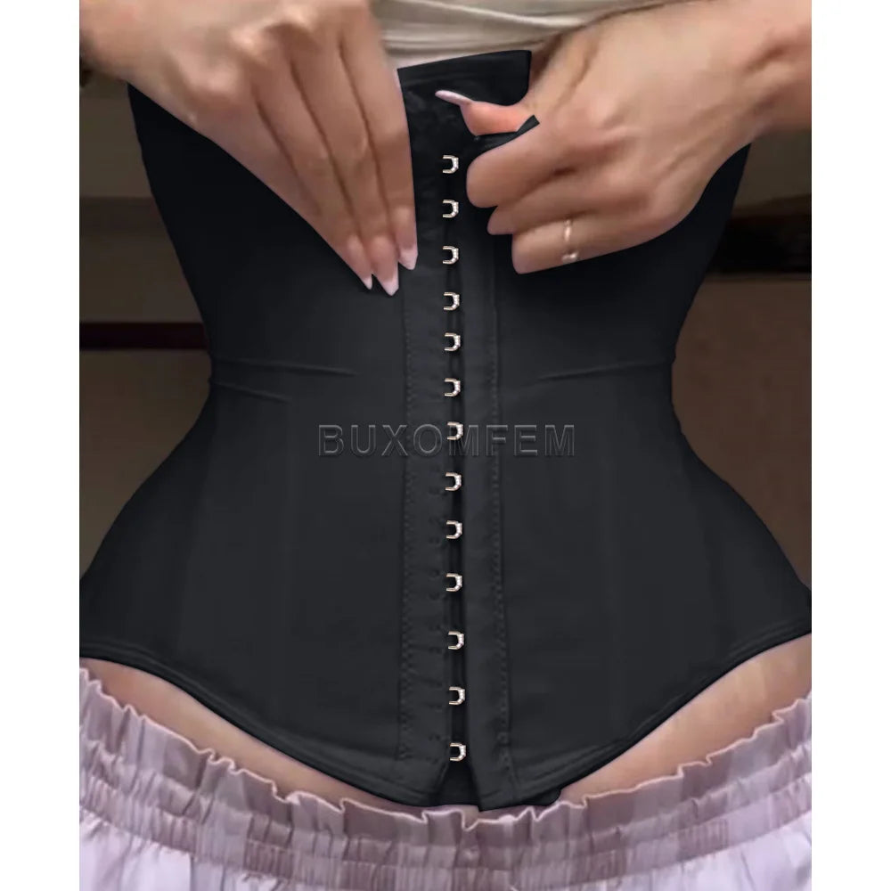 Front-Breasted Slim Fit Shaping Body Wrap Waist Trainer Women's Tummy Control Girdle Body Shaper Female Heavily Shaped Fajas