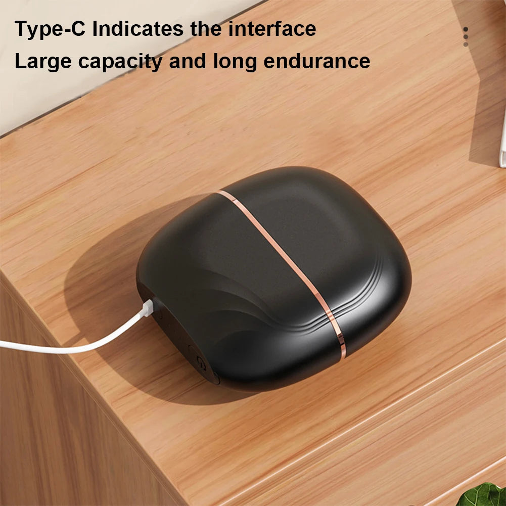 Electric Heating Hair Straightener Brush Portable Mini Hair Straightener 3 Temperature Hot Hair Comb Anti-Scald For Men & Women