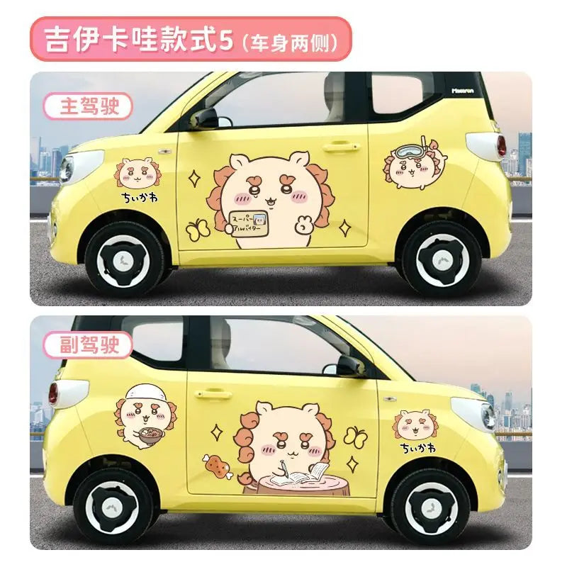 Stickers Car Accessories Decorate Hachi ware Usagi Car Accessories Gift