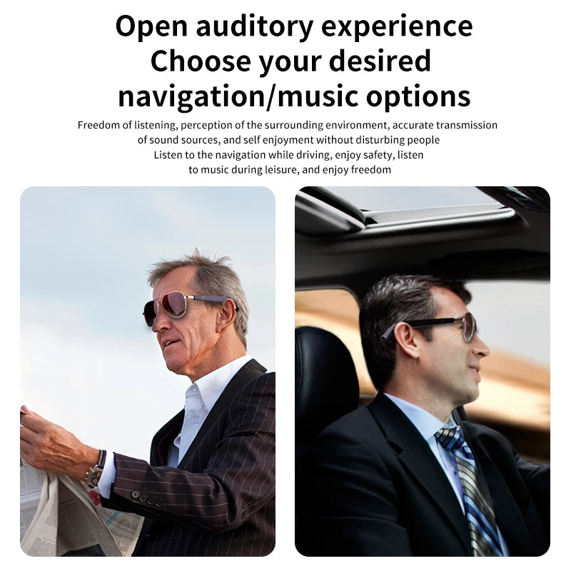 Smart Sunglasses Bluetooth glasses,Wireless HD UV Protective Lens Eyewear Waterproof Speaker,listen to songs, talk sunglasses