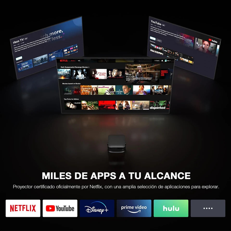 Portable Projector 4K 900ANSI  home theater Beam Projectors