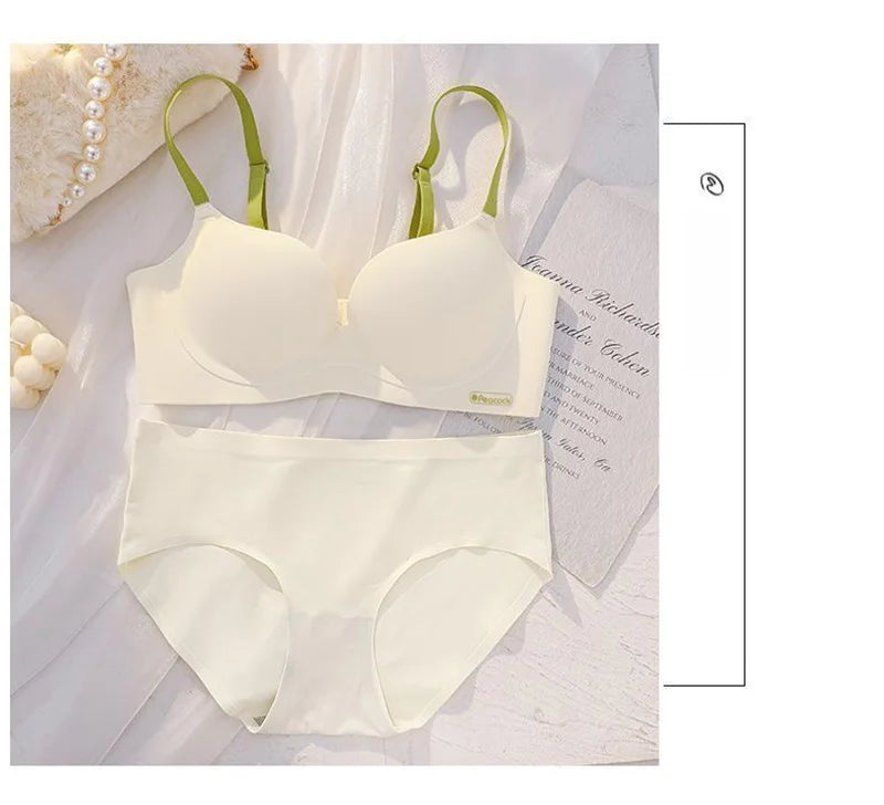 Ropa Interior Femenina Lingerie Set for Women Korean Style Push Up Bra And Panty Set Women's Panties Underwear Mujer Bralette