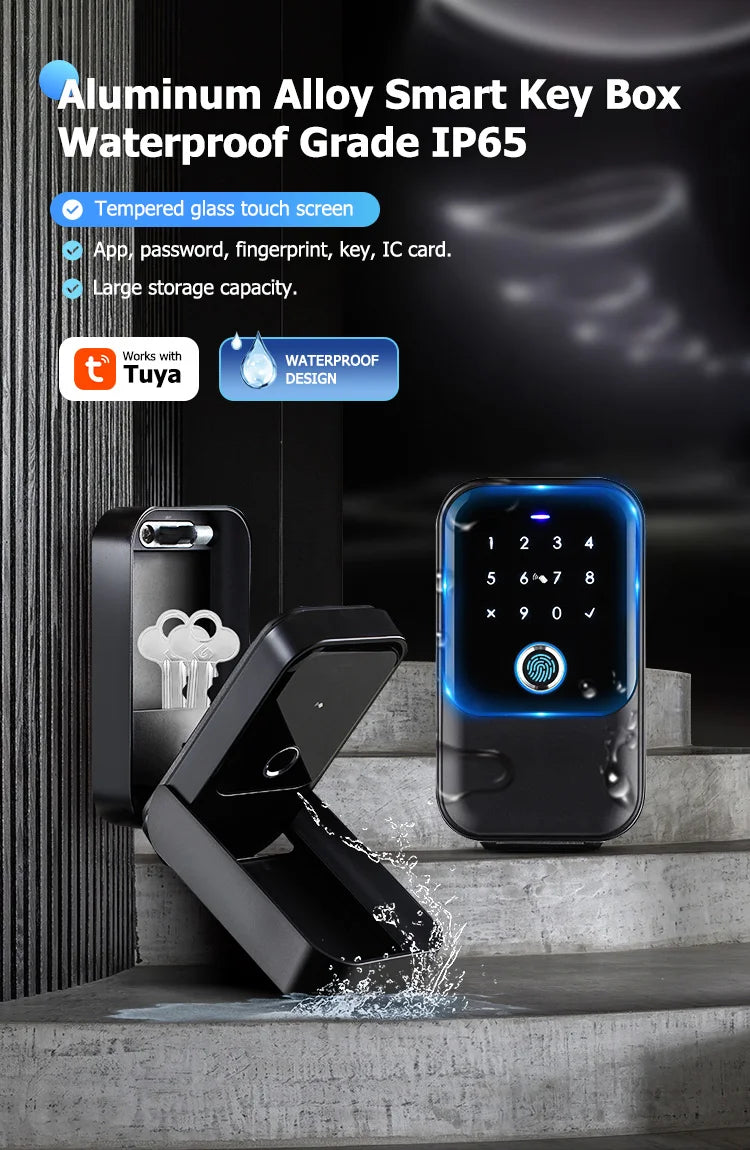 TTlock Smartkey Lock Box Home Key Wireless Smartlock Box Electronic Key Box App Digital Code Bluetooth Key Safe Padlock for Host