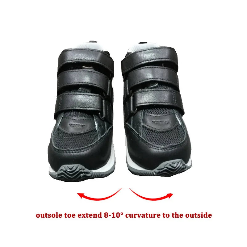 Toddler Kids Shoes Children Orthopedic Sneakers High Back Ankle Support Leather Anti-Slip Sole Running Footwear 2-7 Years