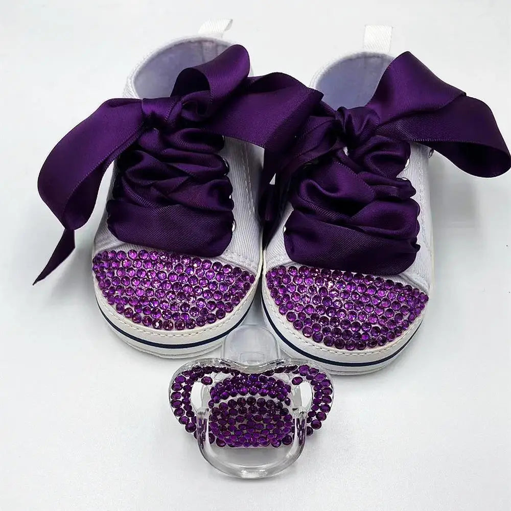 Baby Toddler Shoes Baby Girls Boys Canvas Sneakers Soft Sole High-Top Ankle Infant First Walkers Crib Shoes