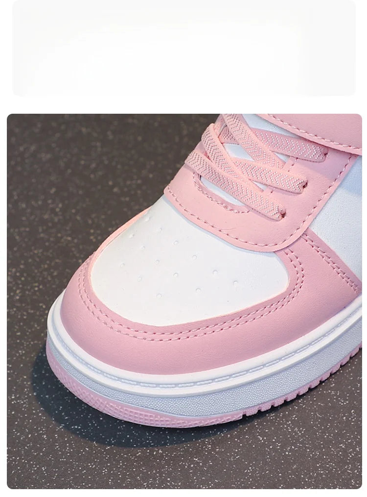 Children's Sports Shoes Spring Autumn New Boys Girls Sneakers Classics High Top Soft Breatheable Fashion Kids Basketball Shoes