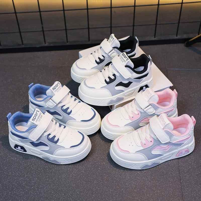 Children's Shoes for Girls and Boys Fashion Sneakers Kids' Soft-Soled Casual Shoes Student Sports Shoes Outdoor Walking Shoes
