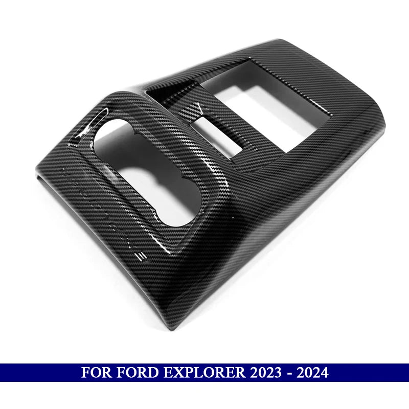 Car Accessories for Ford Explorer 2020 2021 2022 2023 ABS Carbon Fiber Interior Kit  Dashboard Console Decoration Cover Trim
