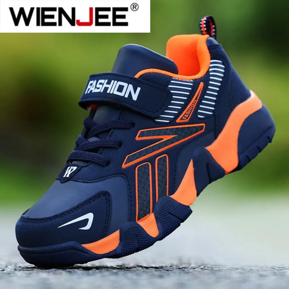 Children Boys Shoes School Sports Fashion Leather For Kids Tennis Casual Sneakers Children's Boy Running 7-13 Years Walking Shoe